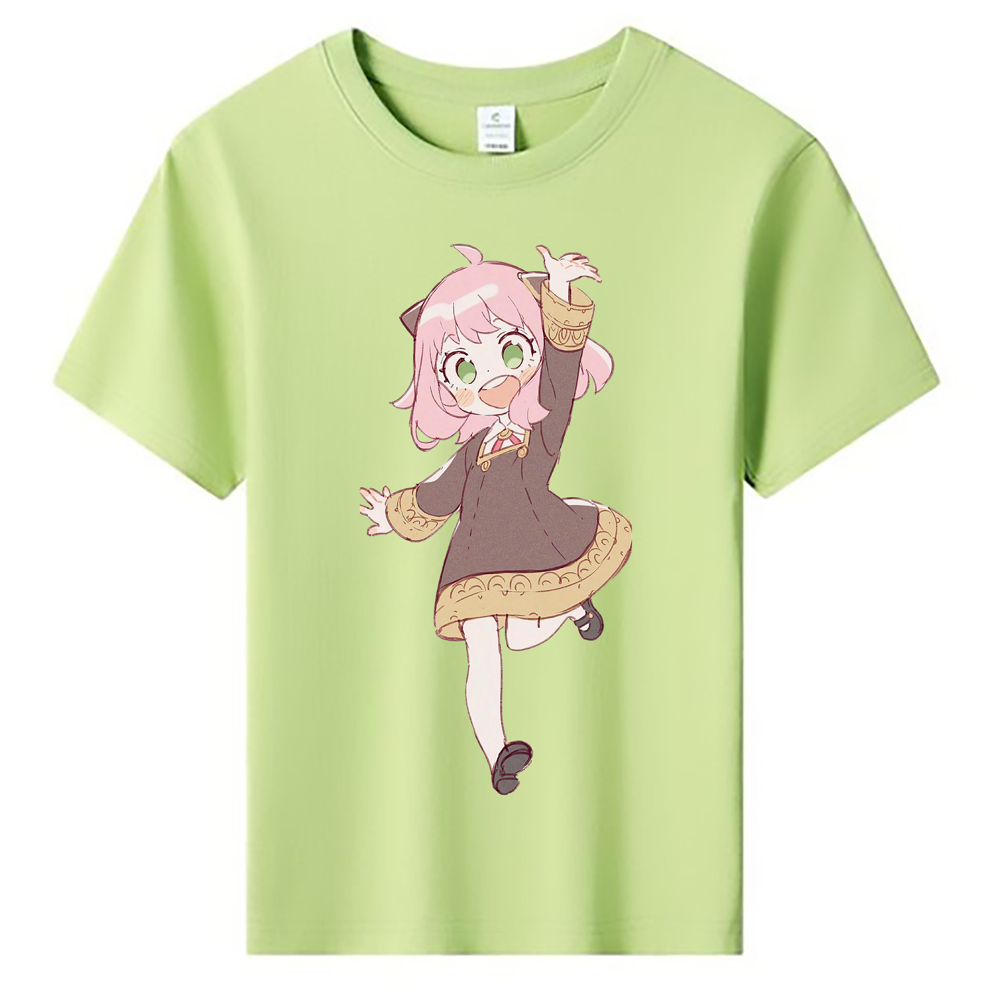 （画像用） SPY×FAMILY间谍家家酒 綿100％キッズTシャツ（フロントプリント）